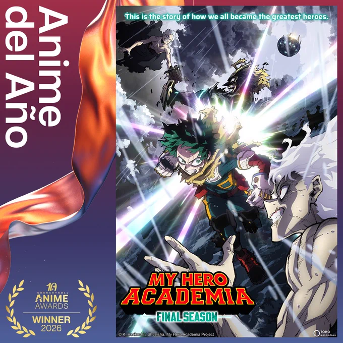 Ya est\u00E1n aqu\u00ED los ganadores de los #AnimeAwards 2026. Desliza para ver algunos de los momentos m\u00E1s destacados \u27A1\uFE0F\uD83C\uDFC6 https://got.cr/AA26Ganadores_XLA