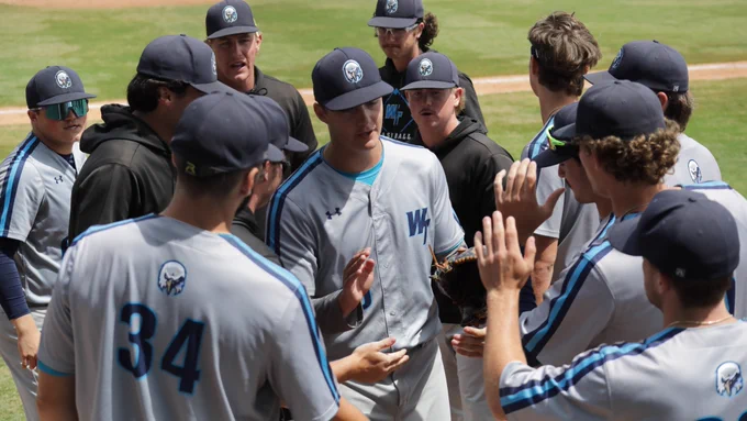 Wake Tech pitcher getting welcomed into team dugout