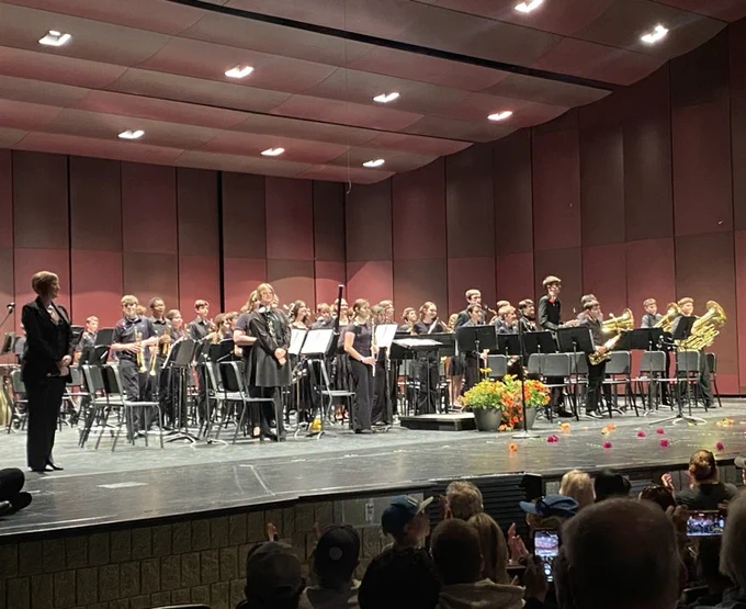 What a concert by all of the Muir bands! The Milford CPA was rocking on a special night that included Ms. Blanchard's final Spring Concert. #wearemuir