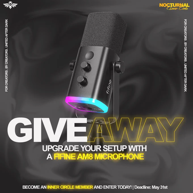Nocturnal inner circle microphone giveaway promotion