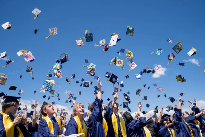 FHS Graduates complete their ceremony