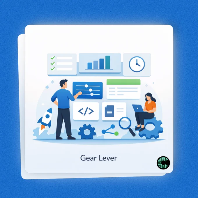 Gear Lever: la interfaz que apuesta por la modularidad y la claridad
