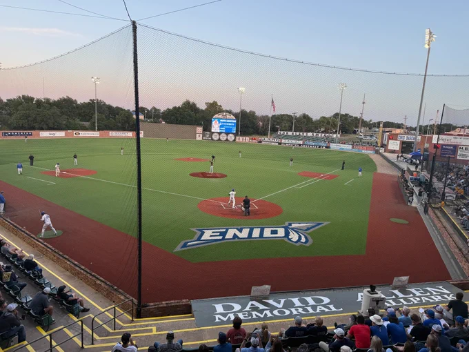 David Allen Memorial Stadium in Enid, Oklahoma. 