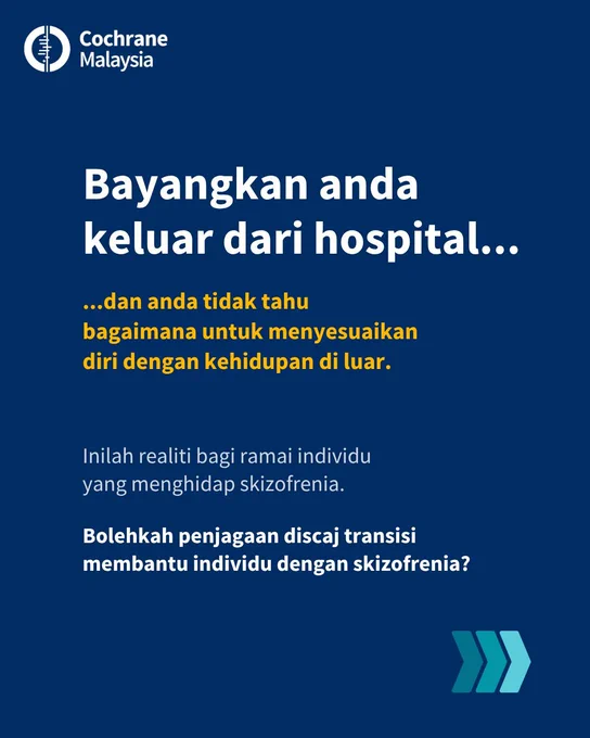 Bayangkan anda keluar dari hospital, dan anda tidak tahu bagaimana untuk menyesuaikan diri dengan kehidupan di luar. Inilah realiti bagi ramai individu yang menghidap skizofrenia. Bolehkah penjagaan discaj transisi membantu individu dengan skizofrenia? 