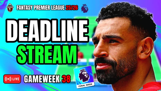 Trophy FPL GW38 deadline stream featuring Mo Salah