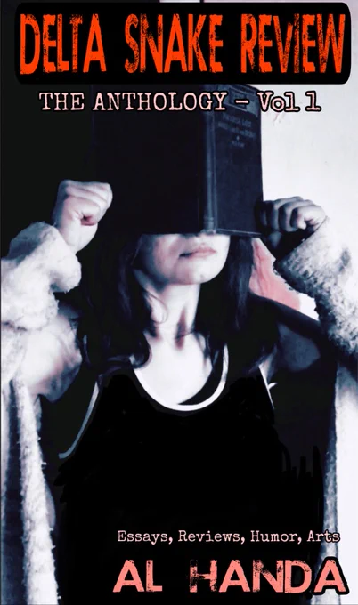 Book cover showing young woman with a book