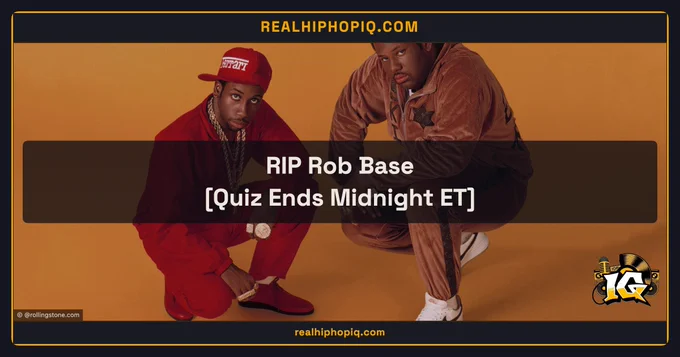 RIP Rob Base. May 22, 2026. 59 Years Old. Cancer.
