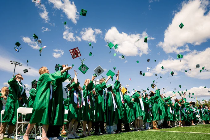 Niwot high graduates complete graduation ceremony