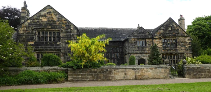 Front view of Oakwell Hall.