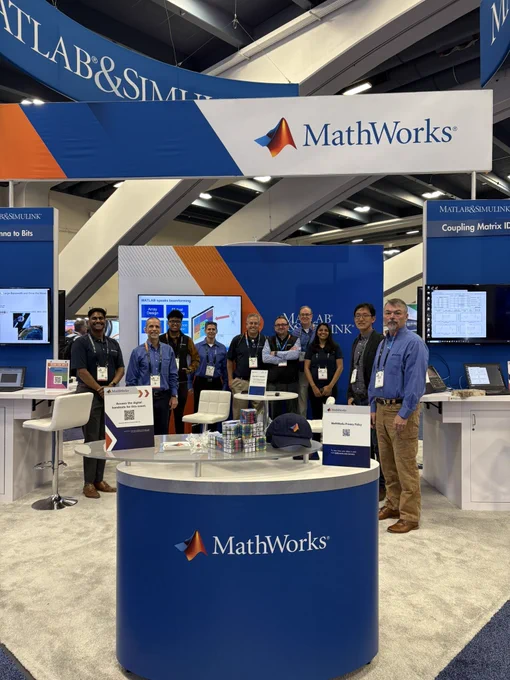 MathWorks booth at IMS