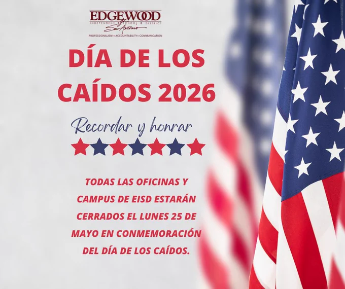 EISD Closed for Memorial Day