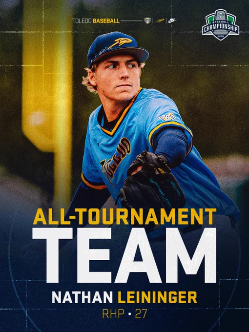 Nathan Leininger was named to the MAC All-Tournament Team