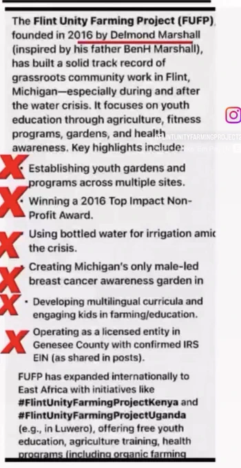 day 3492 
#Michigan #democrat Rep #ElissaSlotkin takes Michigan Farm credit but has no #farm license, https://www.facebook.com/share/v/17Vhpg8cCQ/?mibextid=wwXIfr Records show - you can google story from 2024
#flintunityfarmingproject had our license 🪪 since 2017! https://www.facebook.com/share/p/1SEA5nvNAL/?mibextid=wwXIfr lol #tellshellpodcast #hoesaidwhat ? Reread it will ya? lol 
#delmondmarshall doing this without any blessings from #hoecraft . Ijs 
You vote 🗳️ to be robbed by politicians 
#faybeydoun buddy right here! lol smh