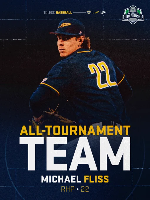 Michael Fliss was named to the MAC All-Tournament Team