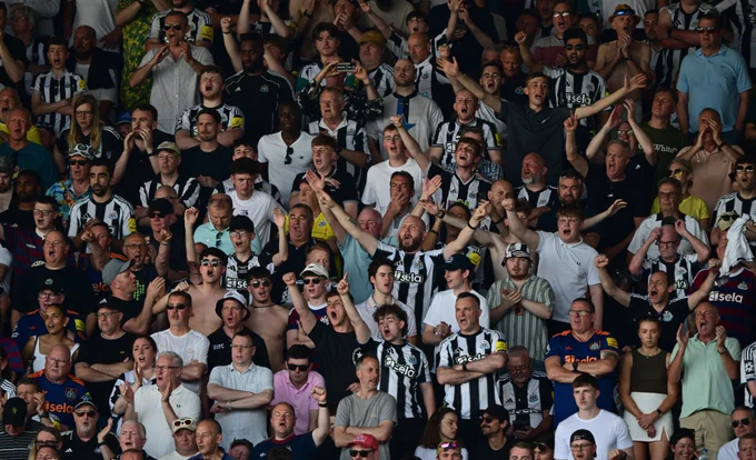 Fans at Craven Cottage.