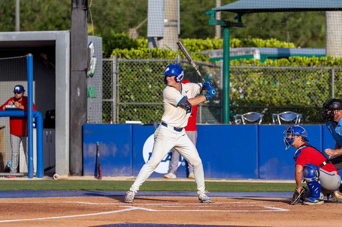 a photo of a baseball pitcher about to hit a ball
