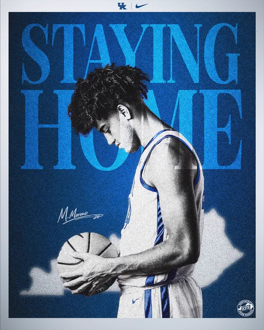 Malachi Moreno is staying home.