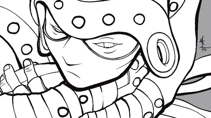 A close up of the black and white line art for the Rogue Slot Receiver for Touchdowns & Dragons card game