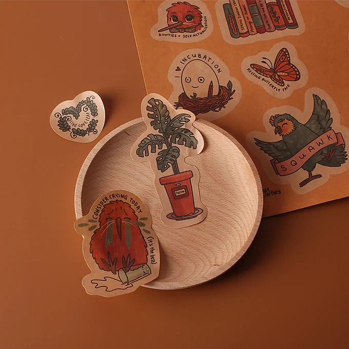 Featured Die-cut Art Paper Stickers, printed by SingaPrinting.
