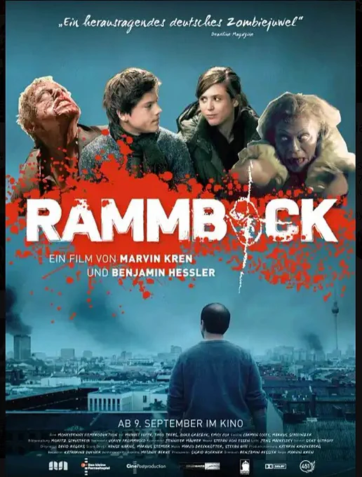 Poster for German zombie movie RAMMBOCK: BERLIN UNDEAD