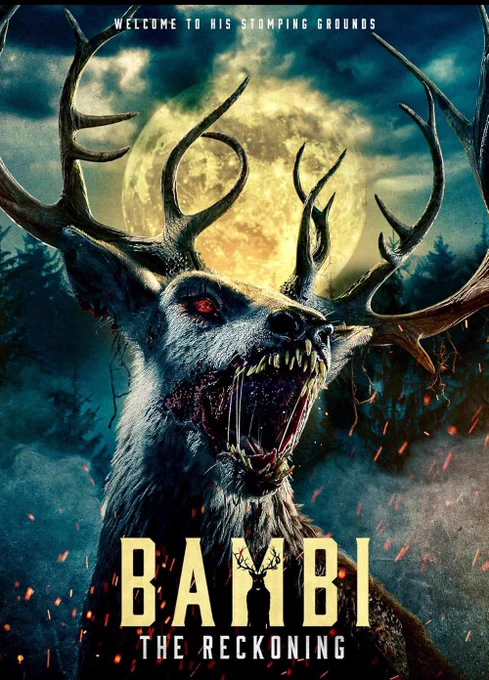 Poster for horror movie BAMBI: THE RECKONING