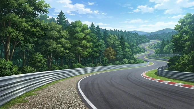 森, サーキット, 峠, アスファルト, 自然, 緑, Forest, Circuit, Pass, Asphalt, Nature, Green