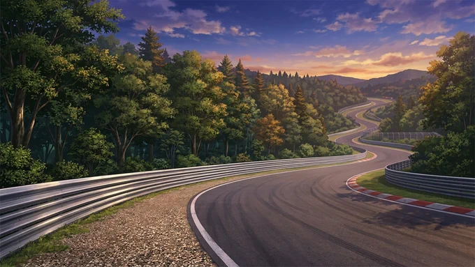 森, サーキット, 峠, アスファルト, 自然, 緑, Forest, Circuit, Pass, Asphalt, Nature, Green