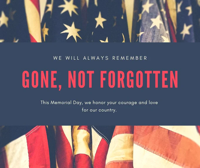 Happy Memorial Day!!
