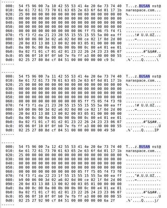 AX100 frames from BUSANSAT decoded on I/Q replay in GNU Radio   gr-satellites