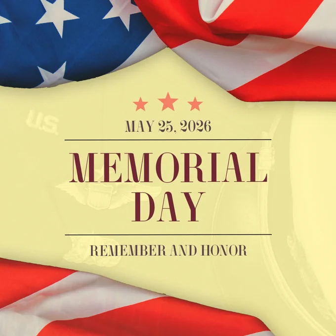 Wishing all a peaceful Memorial Day, remembering and honoring those who have fallen