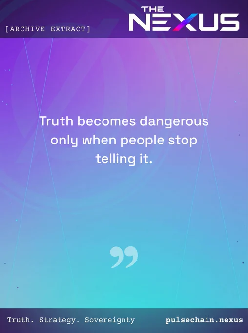 Gatekeepers do not just promote their own narratives; they actively try to erase the alternatives.

The establishment rewards projects that bend, break, and compromise, while actively silencing the networks that refuse to be bought

https://www.pulsechain.nexus/unstoppable-code-unlisted-truth/

#PulseChain #ImmutableCode #TrueDeFi #SpeakUp #CodeIsLaw