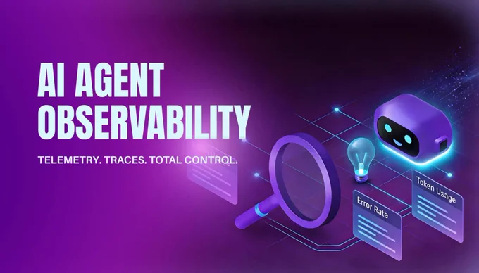 alt="AI Agent Observability — Telemetry, Traces and Total Control for AI agents"