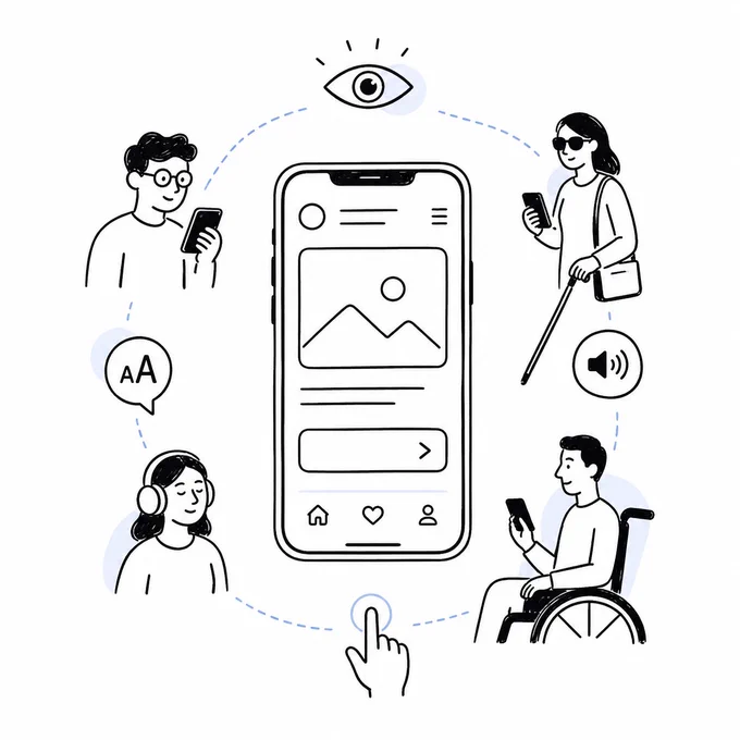 I have worked on apps for years and accessibility is one of those things I barely thought about in the beginning.

You hear about it. You know it matters. But most teams are busy shipping features and fixing bugs, so it quietly gets pushed aside. A few years ago I spent some time using one of our apps with accessibility settings turned on and honestly it was uncomfortable to watch. A few screens became difficult to read with larger text sizes. Some buttons were easy to miss. VoiceOver highlighted things we forgot to label properly. Nothing catastrophic. The app still technically worked. But the experience clearly wasn’t designed for everyone.
I think a lot of developers underestimate how many people deal with these issues every single day. And the interesting part is that accessibility improvements rarely make an app worse. Usually the opposite happens. The interface becomes cleaner. Navigation becomes simpler. Content becomes easier to understand. 