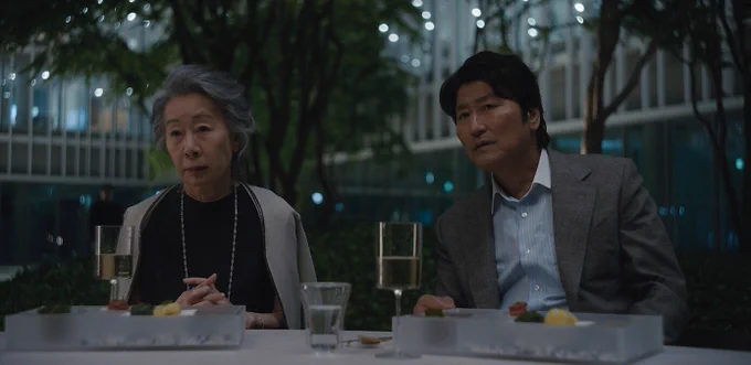 Youn Yuh Jung and Song Kang-ho play South Korean billionaires who end up having to deal with the warring couples.