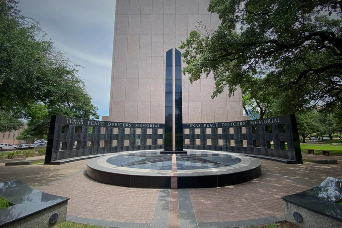 The Texas Peace Officers Memorial Monument on the Capitol Grounds was dedicated in 1999.