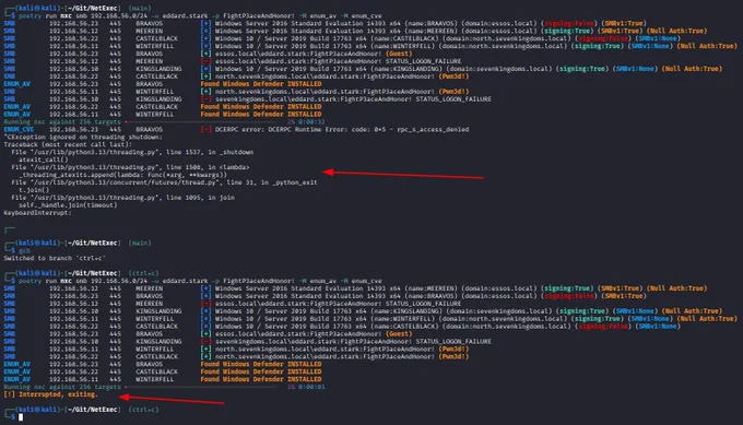 Better Ctrl C handling in NetExec