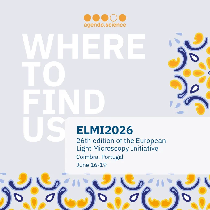 Where to find agendo.science? agendo.science is thrilled to announce that it will be a sponsor of the upcoming ELMI 2026 (European Light Microscopy Initiative) conference, in Coimbra, Portugal, from June 16-19.
agendo.science is a core facility, research operations management software for research infrastructures, shared labs, universities, single core facilities and biotech and pharmaceutical companies.