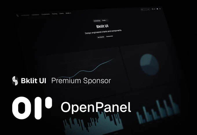 OpenPanel becomes Bklit UI Premium Sponsor