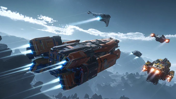 Spacecraft in the video game Star Citizen.