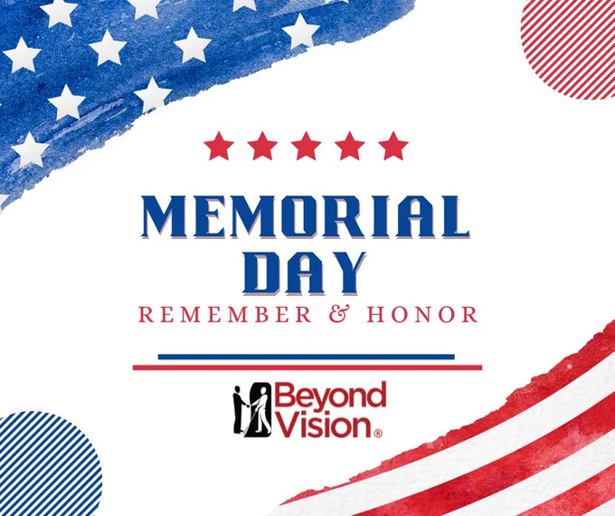 Memorial Day. Remember and honor.