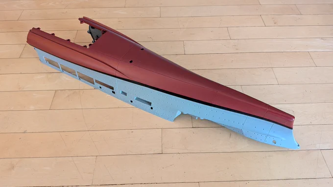 Hachette Graf Zeppelin 1/200 scale model, step 38