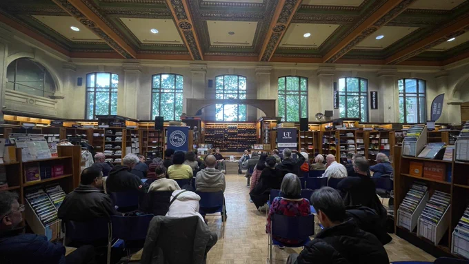 Generative Knowledge: Think, Learn, Create with AI (2026) event held at the University of Toronto bookstore. 
