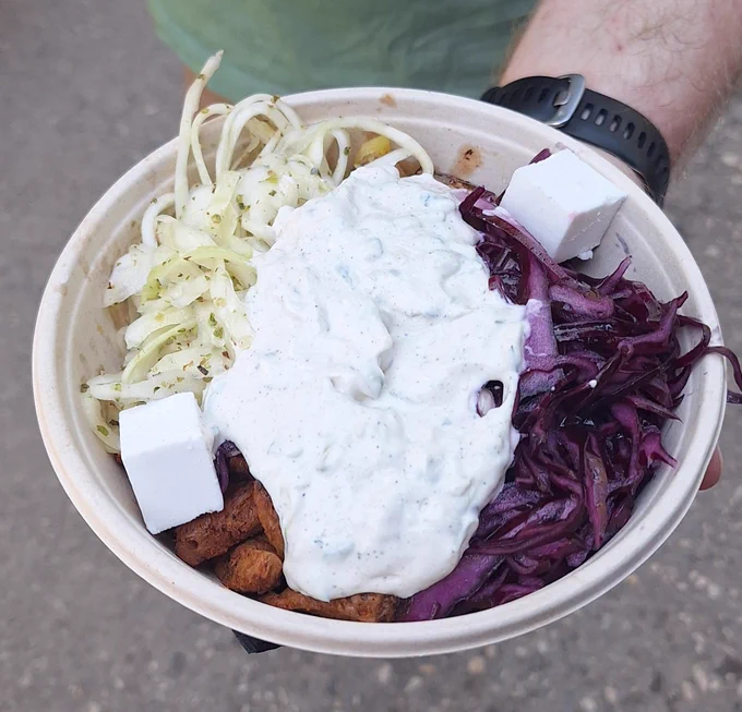 Vegane Gyros Bowl von Che Vegan