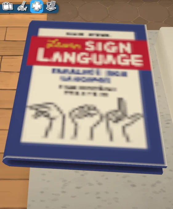 Book on sign language