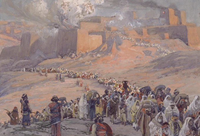 Judah's exile to Babylon.