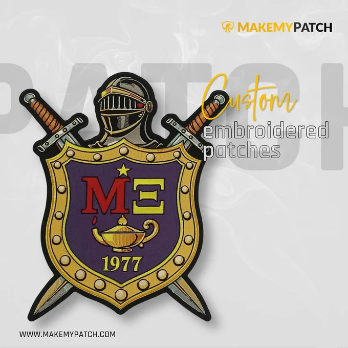 Create custom patches for a fraternity to showcase brotherhood, tradition, and pride in your shared legacy.

#FraternityPatches #CustomPatches #Brotherhood #GreekLife #FratPride #CustomEmbroidery #MakeMyPatch #LegacyStrong