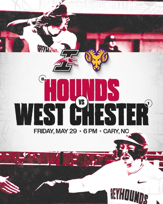 Matchup announced for the Hounds’ first game of the 2026 DII College World Series.