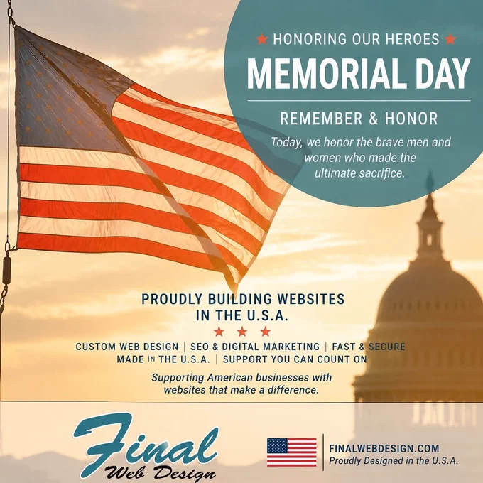 Memorial Day Web Design