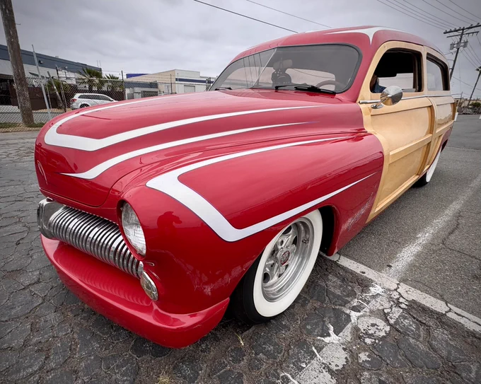 Hard wood Merc Wagon Woodie!!! Charger Steve’s Swap meet is off the hook ;-) 
You know where my videos are including this Merc one!! ;-) 
K. Mikael Wallin
Customikes
Kustomikes
Customikes Select,… ;-)
