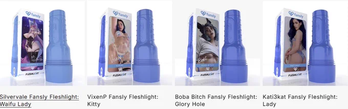Fansly x Fleshlight collab